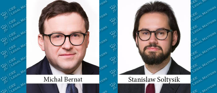 Michal Bernat and Stanislaw Soltysik Make Partner at Dentons' Warsaw Office