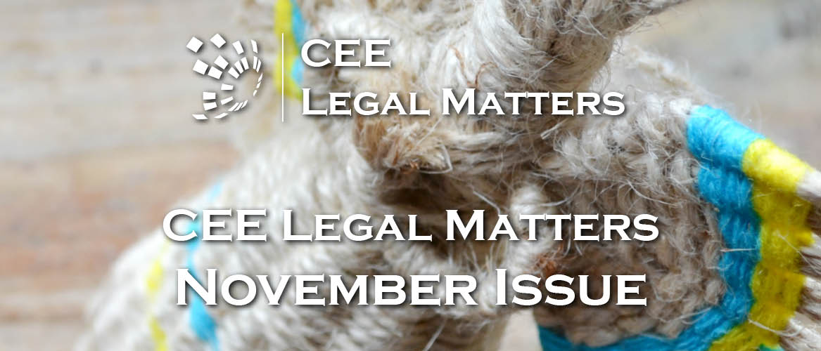 A Post-Thanksgiving Feast for the Senses: The November Issue of CEE Legal Matters Magazine is Here!