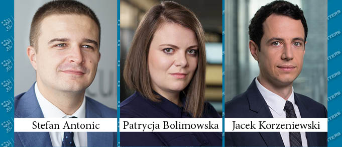 Stefan Antonic, Patrycja Bolimowska, and Jacek Korzeniewski Make Partner at Deloitte Legal